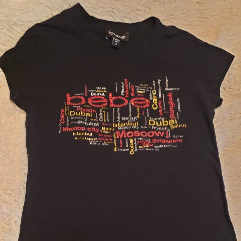 bebe tee shirt